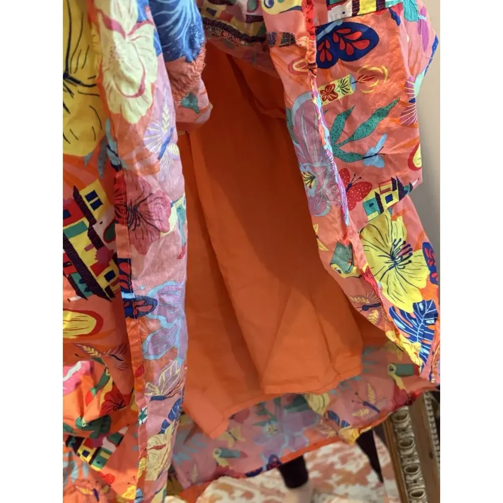 Disney Enchanted Smocked, Tiered Dress, L - Picture 8 of 11